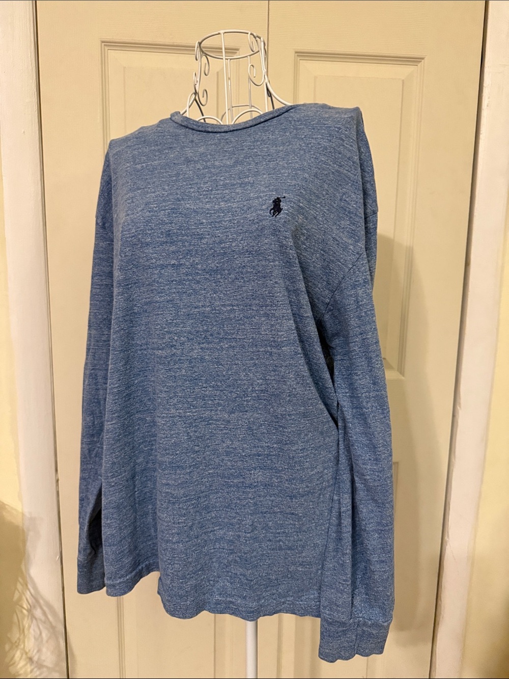 Polo by Ralph Lauren Heather Blue Crewneck Shirt